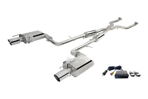 LEXUS IS 350 GSE31R (2013-2016) 2.25" Inch Stainless Steel Catback Exhaust System With XFORCE - Varex