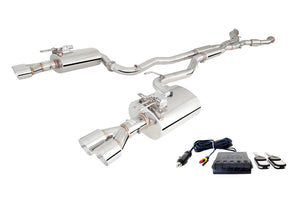 Holden Commodore VE/VF Sedan/Wagon 2.5" Inch Raw 409 Stainless Steel Catback Exhaust System With Varex - XFORCE
