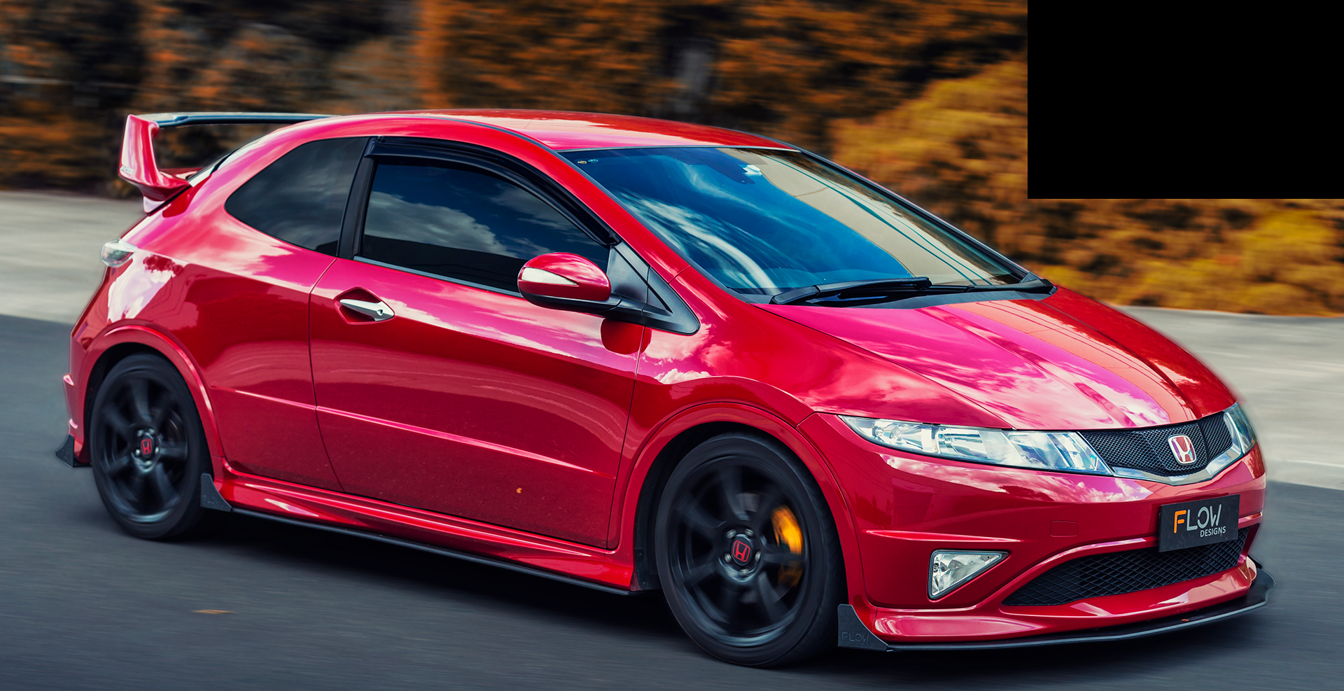 Honda Civic (2007-2015) Type R Full Lip Splitter Set – Empire