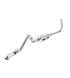 Mitsubishi Triton 2.4L TD 2009 - 2015 3" Inch Raw 409 Stainless Steel Turbo Back Exhaust System With Cat - XFORCE