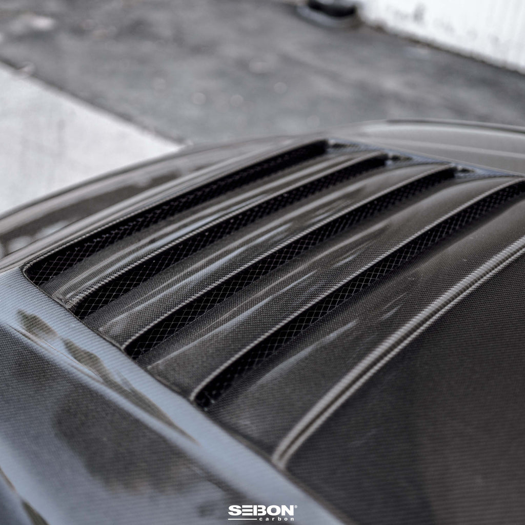 Seibon 99-01 Nissan R34 GT-R (BNR34) OEM Carbon Fiber Hood