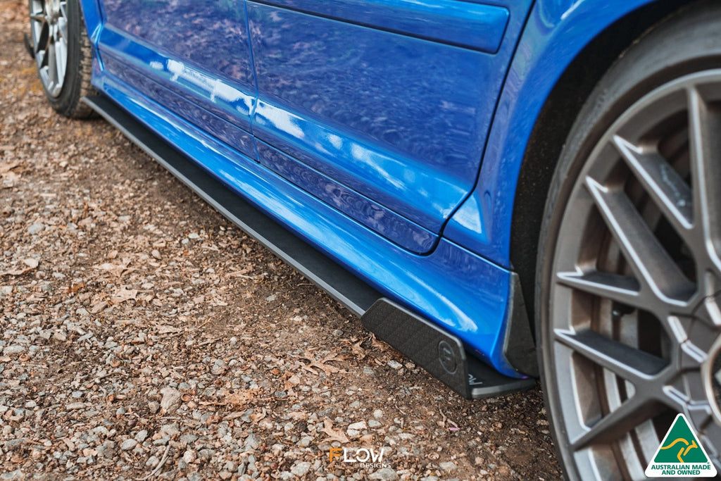2002-2008 Audi S4 Sedan - Side Skirt Splitter Set
