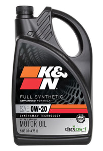 104100 K&N Oil; 0W-20 K&N Synthetic Motor Oil, 5 Quart by K&N. Available online at VCM Performance 