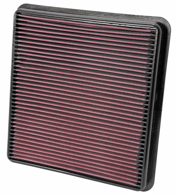 33-2387 K&N Replacement Air Filter, Toyota Landcruiser 200 4.5l V8 TTD / Landcruiser 4.6l V8, Toyota Tundra / Lexus LX570 5.7l V8, '07-21 by K&N. Available online at VCM Performance 