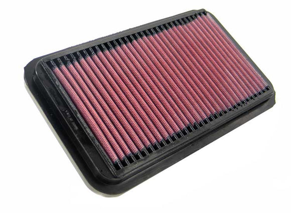 33-2826 K&N Replacement Air Filter, Mazda/Mitsubishi/Nissan/Suzuki, '97-19 by K&N. Available online at VCM Performance 