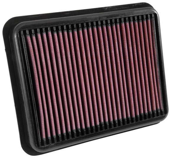 33-3062 K&N Replacement Air Filter, Toyota Landcruiser Prado, 2.8TD L4, '15-19 by K&N. Available online at VCM Performance 