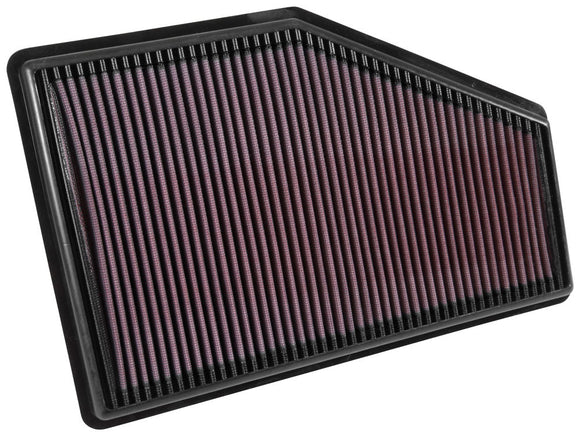 33-5049 K&N Replacement Air Filter, Holden Commodore 2.0-3.6L, '17-21' by K&N. Available online at VCM Performance 