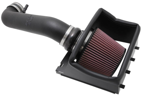 57-2581 K&N Performance Air Intake System, HIGH-FLOW, ROTO-MOLD TUBE - FORD F150 V8-5.0L by K&N. Available online at VCM Performance 