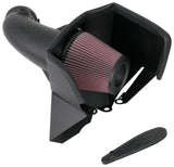 63-1579 K&N Performance Air Intake System, Jeep Grd Cherokee Trackhawk 6.2l V8, '18-19