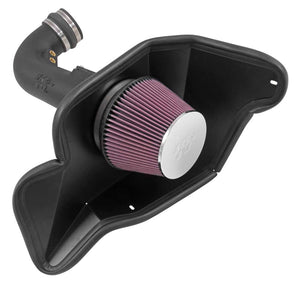 63-2590 K&N Performance Air Intake System, Ford Mustang GT 5.0l V8, '15-17 by K&N. Available online at VCM Performance 