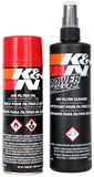 99-5000 K&N Air Filter Cleaning Kit: Aerosol Filter Cleaner and Oil Kit; Restores Engine Air Filter Performance; Service Kit-99-5000