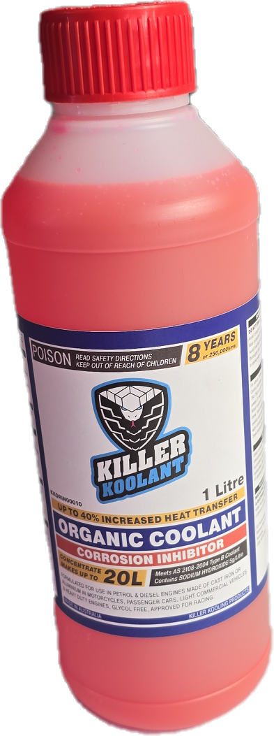 Killer Koolant - Organic Performance Coolant Concentrate - 1L