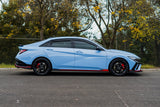 Hyundai i30N (2021-2023)  Sedan FL 2024 Side Skirt Splitter Winglets (Pair)