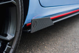 Hyundai Elantra (2021-2023)  N Sedan Facelift V2 - 2024 Side Skirt Splitter Winglets (Pair)