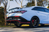 Hyundai Elantra (2021-2023)  N Sedan Facelift V2 - 2024 Rear Spat Winglets (Pair)
