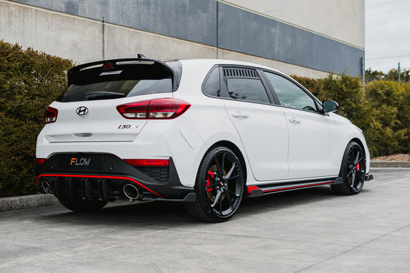Hyundai i30N (2017-2021)  Hatch PDE V6 FL2 2025 Rear Spat Winglets (Pair)