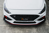 Hyundai i30N (2017-2021)  Hatch PDE V6 FL2 2025 Front Lip Splitter Winglets (Pair)