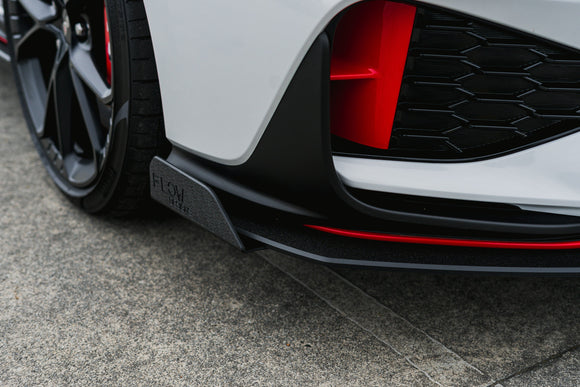 Hyundai i30N (2017-2021)  Hatch PDE V6 FL2 2025 Front Lip Splitter Winglets (Pair)