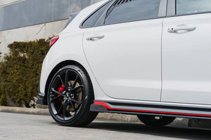 Hyundai i30N (2017-2021)  Hatch PDE V6 FL2 2025 Side Skirt Splitter Winglets (Pair)