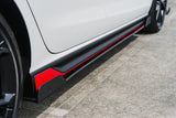 Hyundai i30N (2017-2021)  Hatch PDE V6 FL2 2025 Side Skirt Splitter Winglets (Pair)