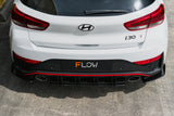 Hyundai i30N (2017-2021)  Hatch PDE V6 FL2 2025 Flow-Lock Rear Diffuser
