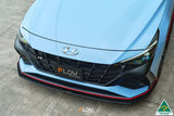 Hyundai Elantra (2021-2023)  N Sedan 2021 Front Lip Splitter & Mounting Brace