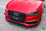 Audi S3 (2013-2020)  8V Sedan Pre-Facelift Front Lip Splitter V3 & Mounting Brace