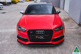 Audi S3 (2013-2020)  8V Sedan Pre-Facelift Front Lip Splitter V3 & Mounting Brace