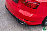 Audi S3 (2013-2020)  8V Sedan Pre-Facelift Rear Spats V3 (Pair)