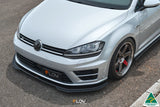 Volkswagen Golf (2012-2020)  R (USDM) Chassis Mounted Front Lip Splitter V3