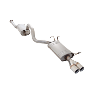 FORD FALCON (2003-2007)  XR6 BA/BF NA SEDAN 2.5" Inch Raw 409 Stainless Steel Catback Exhaust System With Tips - (2003-2007)