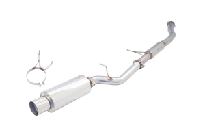 NISSAN 180SX S13 1989-1994, 3" Stainless Steel Inch Raw Turbo Back Exhaust System With Cannon XFORCE