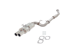 NISSAN 200SX S15 2000-2002, 3" Inch Stainless Steel Catback Exhaust System With Twin Angle Out Cannon XFORCE
