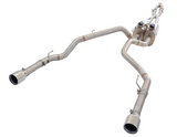 DODGE RAM 1500 5.7L HEMI (2016-2019) dual exhaust and slip joints twin 3" Stainless Steel Cat back system - XForce