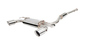 MITSUBISHI LANCER EVO 10 CZ4A (07-15), 3" Stainless Steel Cat Back Exhaust System - XFORCE