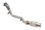SUBARU IMPREZA STI G3 HATCH 2008-2014, Stainless Steel 3″ Dump-Pipe With Metallic Cat XFORCE