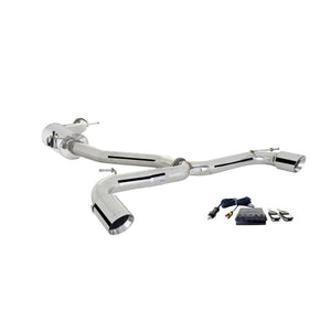 VW Golf GTi MK 7 2013- 3" Inch Stainless Catback Exhaust System With Varex - XFORCE