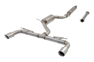 VW GOLF GTI MK7-MK7.5 (10/2013-01/2021), 3" Stainless Cat-Back Exhaust System - XFORCE