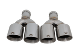 Cupra VZX Polished Quad 4 Inch Tip Option XFORCE