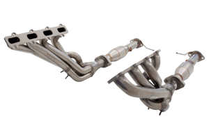 Ford Falcon (2003-2008) BA/BF XR8/GT V8 Matte Stainless Steel Header 1 3/4" Inch Primary & Metallic 2 1/2" Inch Cats (100 Cell) - XFORCE