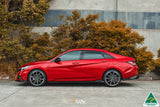 Hyundai Elantra (2021-2023)  N Line Sedan 2020 Side Skirt Splitter Winglets (Pair)