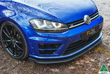 Volkswagen Golf (2012-2020)  R Wagon Chassis Mounted Front Lip Splitter V3