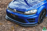 Volkswagen Golf (2012-2020)  R Wagon Chassis Mounted Front Lip Splitter V3