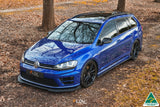 Volkswagen Golf (2012-2020)  R Wagon Chassis Mounted Front Lip Splitter V3