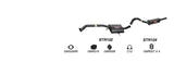 Redback Performance 2.5" Exhaust System for Holden Commodore VN VP VR V6 & V8 & VS V8 Sedan