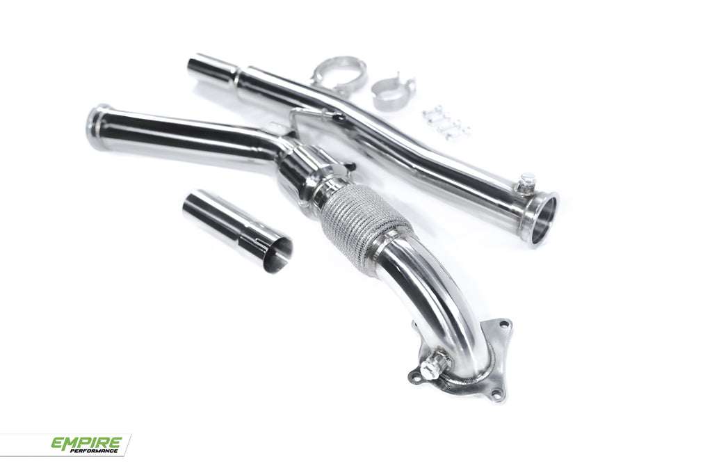 304 Stainless Steel Turbo Downpipe – Compatible With MK5/MK6 2.0T FSI/TSI Engines, Exhaust Manifold Pipe