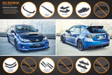 Subaru WRX (2008-2015)  / STI G3 Hatch (FL) Full Lip Splitter Set