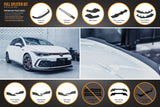 Volkswagen Golf (2020-2025)  GTI Full Lip Splitter Set