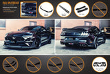 Ford Mustang (2018-2025)  S550 FN Full Lip Splitter Set