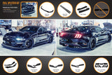 Ford Mustang (2018-2025)  S550 FN Full Lip Splitter Set